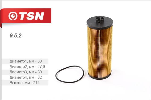 TSN 9.5.2 Oil Filter 952