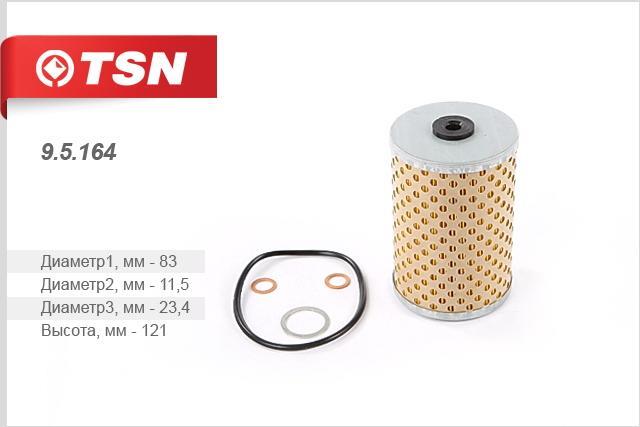 TSN 9.5.164 Oil Filter 95164