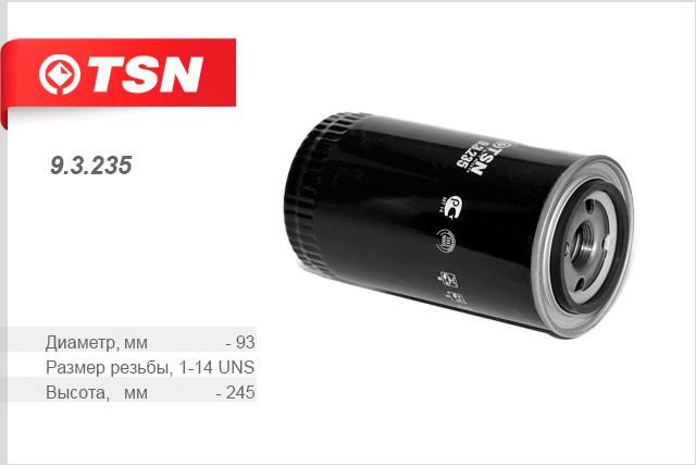 TSN 9.3.235 Fuel filter 93235