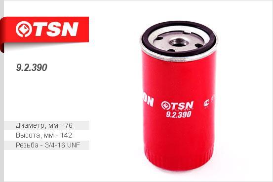 TSN 9.2.390 Oil Filter 92390