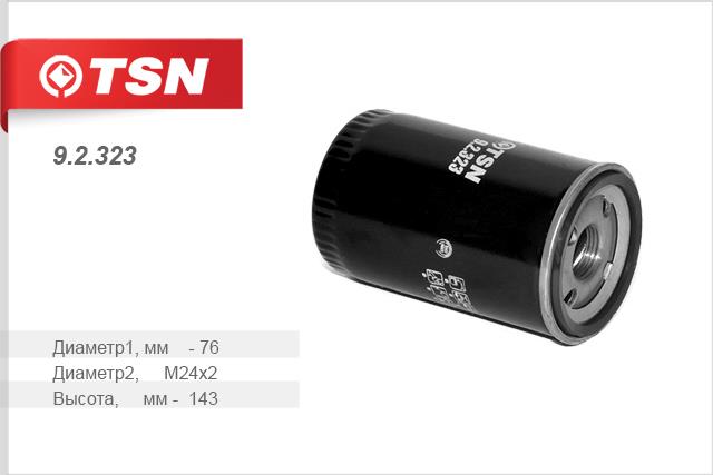 TSN 9.2.323 Oil Filter 92323