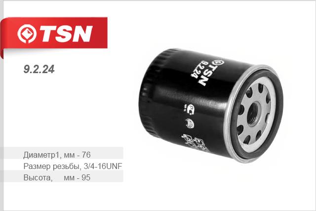 TSN 9.2.24 Oil Filter 9224