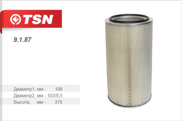 TSN 9.1.87 Air filter 9187