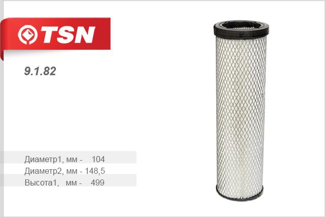 TSN 9.1.82 Air filter 9182