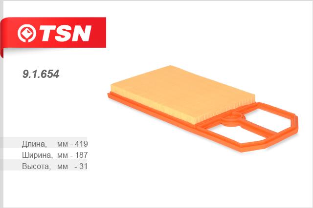 TSN 9.1.654 Air filter 91654