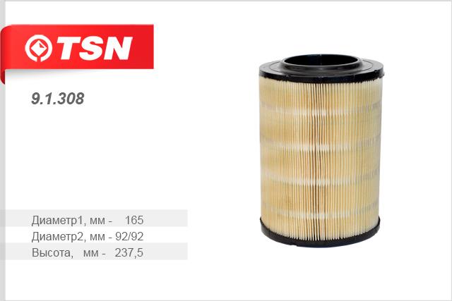 TSN 9.1.308 Air filter 91308