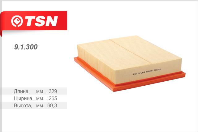 TSN 9.1.300 Air filter 91300