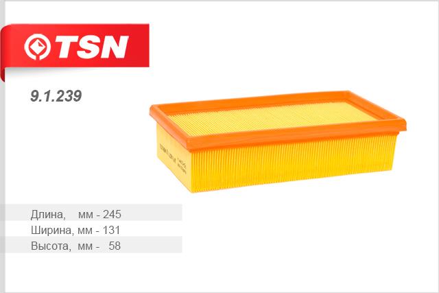TSN 9.1.239 Air filter 91239