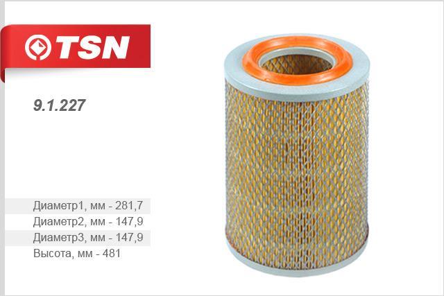 TSN 9.1.227 Air filter 91227