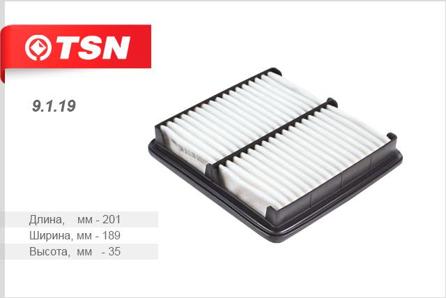 TSN 9.1.19 Air filter 9119