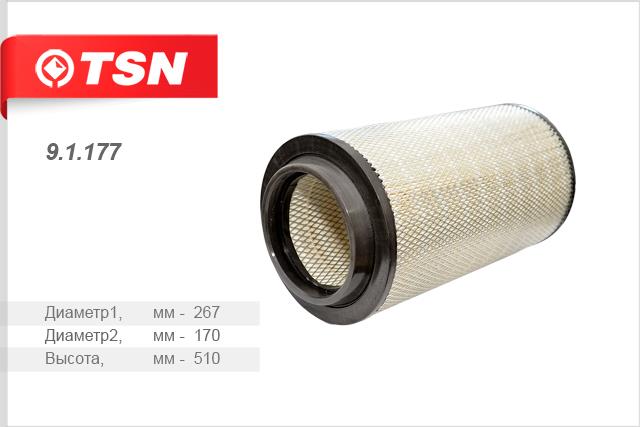TSN 9.1.177 Air filter 91177