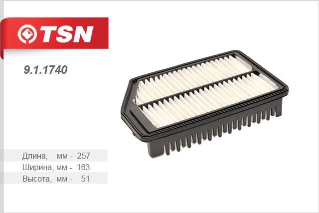TSN 9.1.1740 Air filter 911740