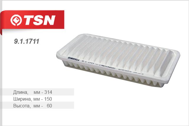 TSN 9.1.1711 Air filter 911711