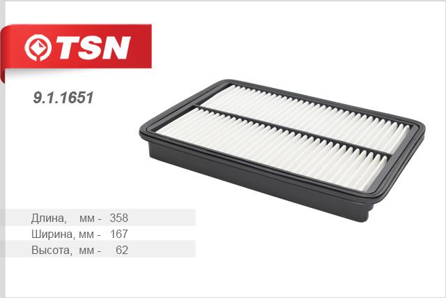 TSN 9.1.1651 Air filter 911651