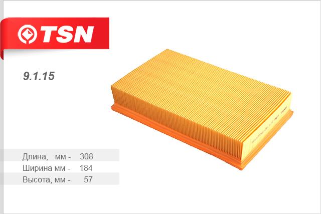 TSN 9.1.15 Air filter 9115