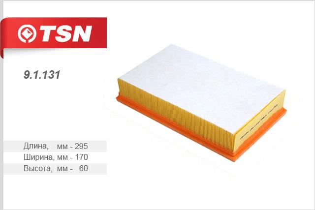 TSN 9.1.131 Air filter 91131