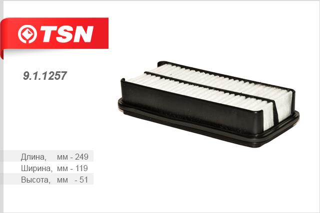 TSN 9.1.1257 Air filter 911257