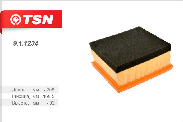 TSN 9.1.1234 Air filter 911234