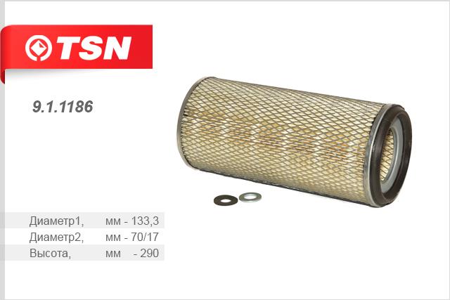 TSN 9.1.1186 Air filter 911186