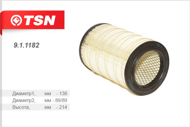 TSN 9.1.1182 Air filter 911182