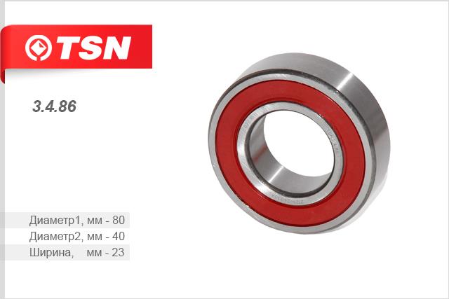 TSN 3.4.86 Wheel bearing 3486