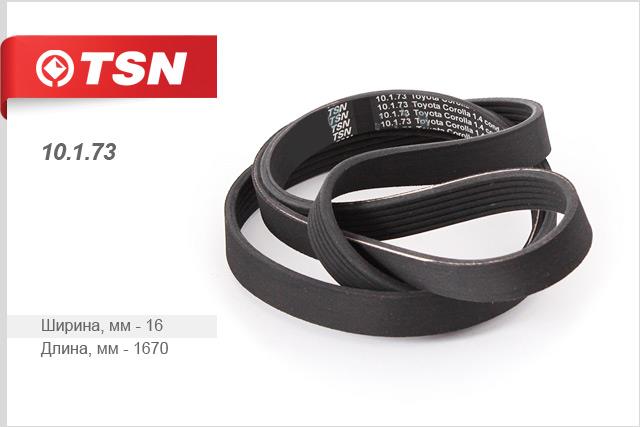 TSN 10.1.73 V-Ribbed Belt 10173
