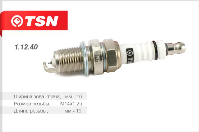 TSN 1.12.40 Spark plug 11240