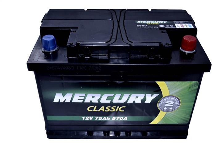 Mercury 25916 Battery Mercury Classic 12V 75AH 540A(EN) R+ 25916