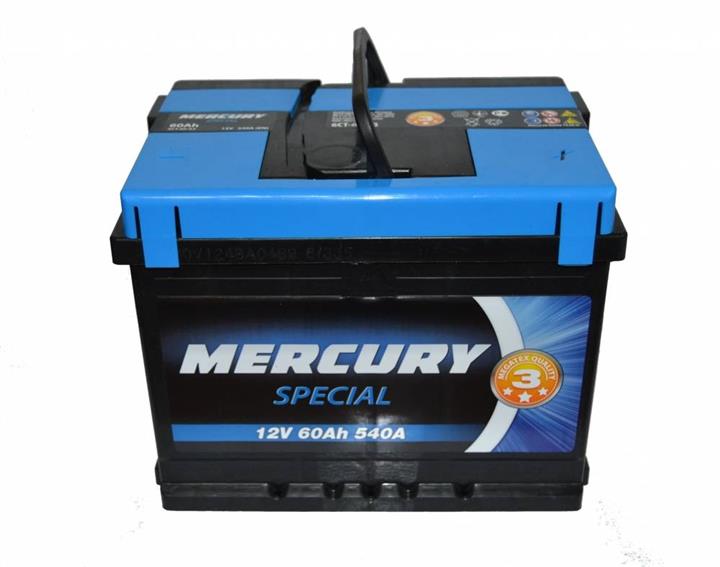 Mercury 25921 Battery Mercury Special 12V 60AH 540A(EN) R+ 25921