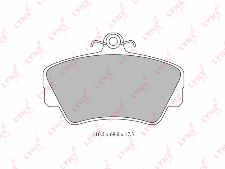 LYNXauto BD-7803 Brake Pad Set, disc brake BD7803