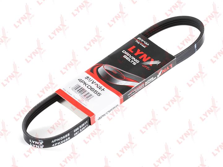 LYNXauto 4PK0655 V-ribbed belt 4PK655 4PK0655