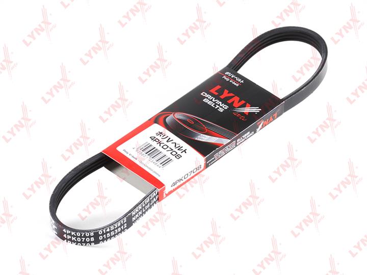LYNXauto 4PK0708 V-ribbed belt 4PK708 4PK0708