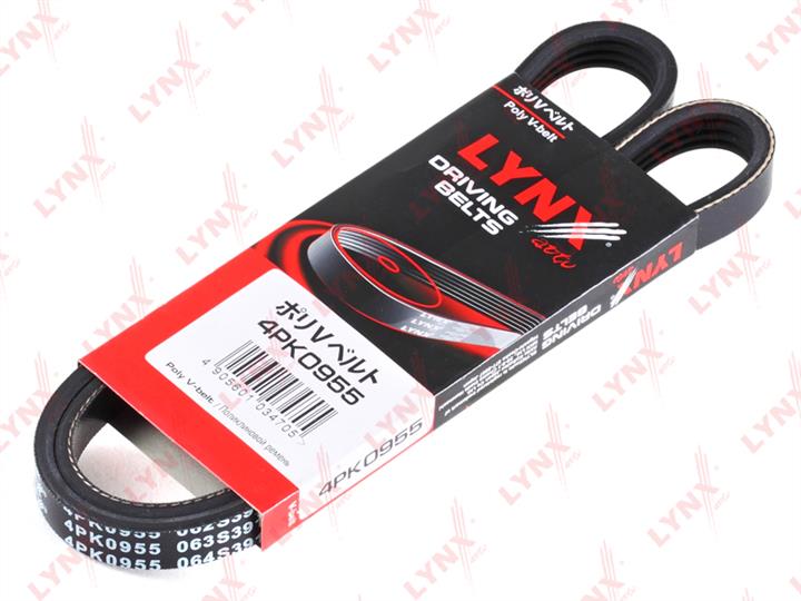 LYNXauto 4PK0955 V-ribbed belt 4PK955 4PK0955