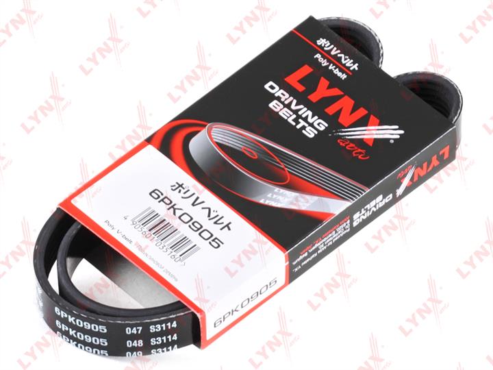 LYNXauto 6PK0905 V-ribbed belt 6PK905 6PK0905
