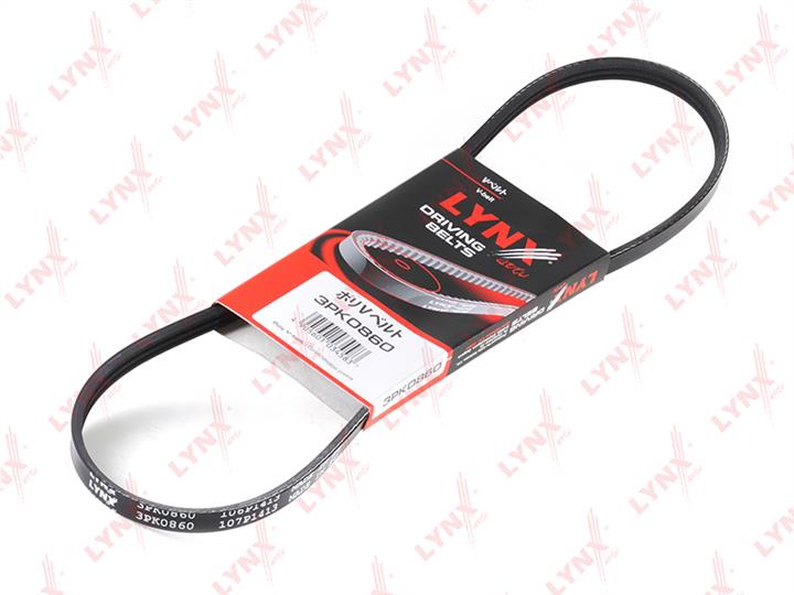 LYNXauto 3PK0860 V-ribbed belt 3PK860 3PK0860