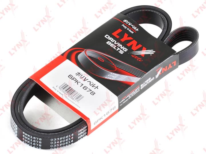 LYNXauto 6PK1678 V-ribbed belt 6PK1678 6PK1678