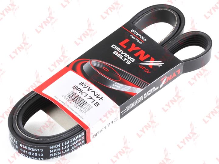 LYNXauto 6PK1718 V-ribbed belt 6PK1718 6PK1718