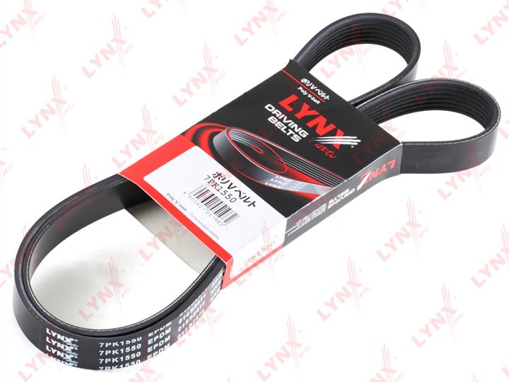 LYNXauto 7PK1550 V-ribbed belt 7PK1550 7PK1550