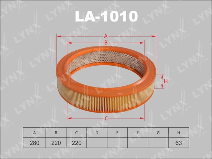 LYNXauto LA-1010 Air filter LA1010