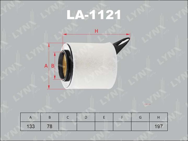 LYNXauto LA-1121 Air filter LA1121