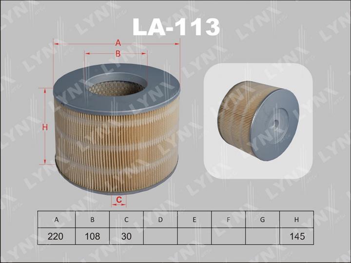 LYNXauto LA-113 Air filter LA113