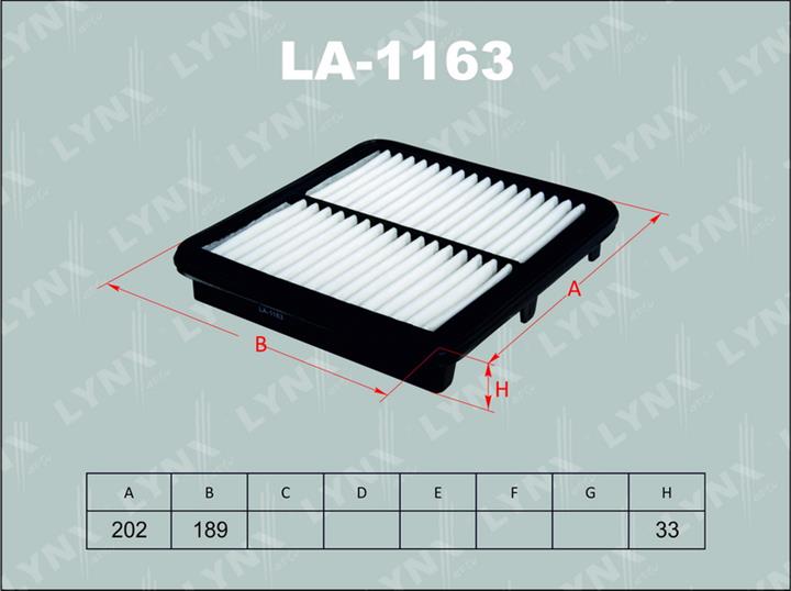 LYNXauto LA-1163 Air filter LA1163