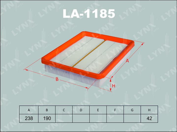 LYNXauto LA-1185 Air filter LA1185