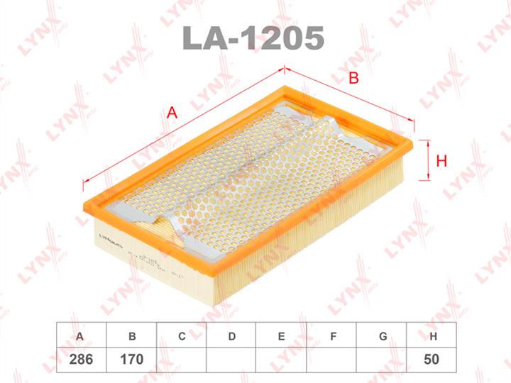 LYNXauto LA-1205 Air filter LA1205