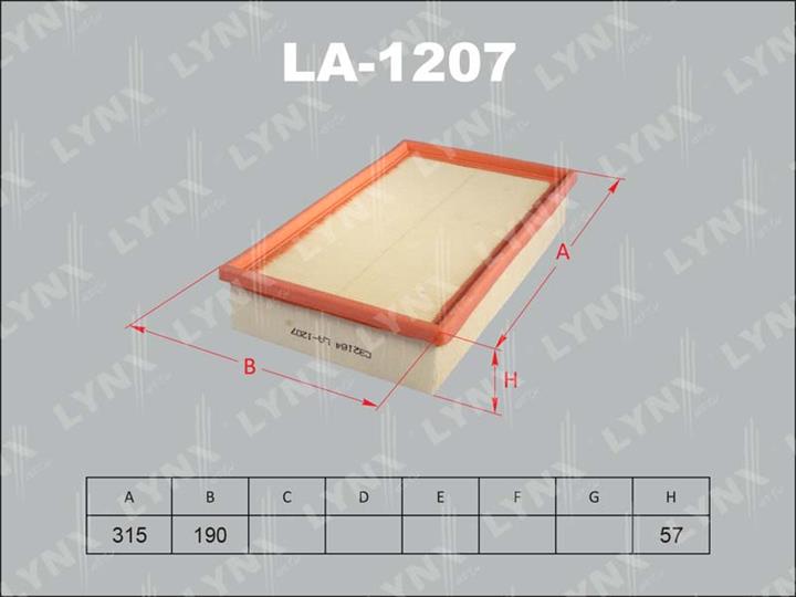LYNXauto LA-1207 Air filter LA1207