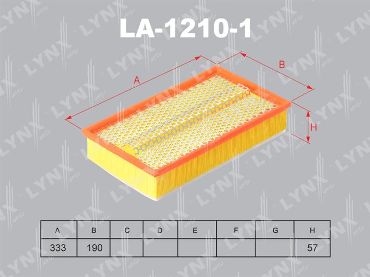 LYNXauto LA-1210-1 Air filter LA12101
