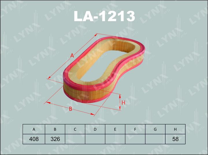 LYNXauto LA-1213 Air filter LA1213