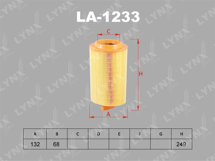 LYNXauto LA-1233 Air filter LA1233