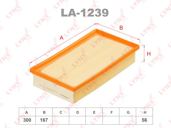 LYNXauto LA-1239 Air filter LA1239