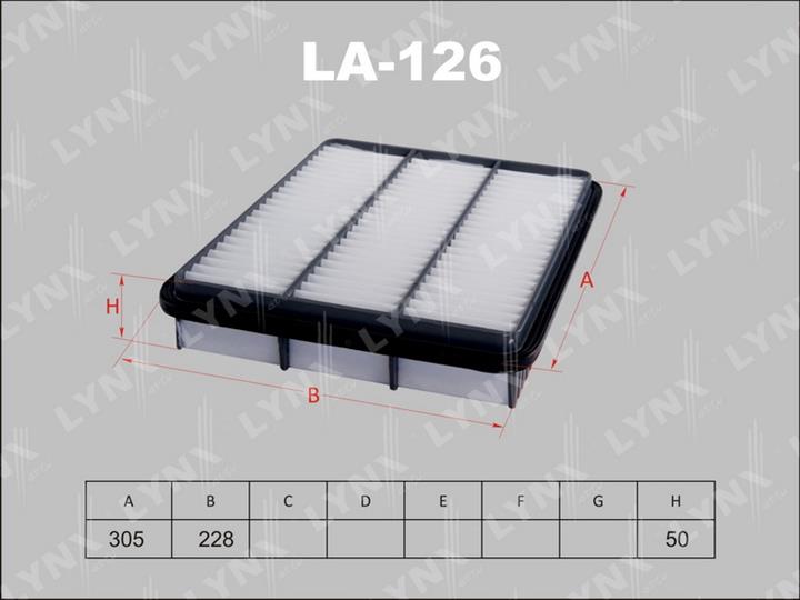 LYNXauto LA-126 Air filter LA126